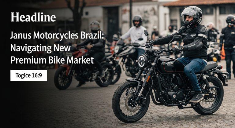 Janus motorcycle in a Brazilian urban street scene