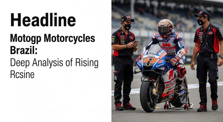 Brazilian motorcycle club members gathered for a community ride with a MotoGP-inspired backdrop.