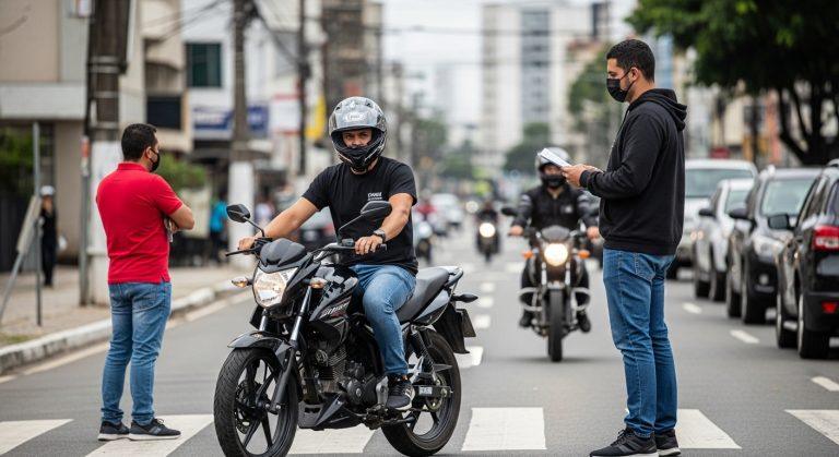 Motorcycle rider in Brazil considering CNH Social 2026 policy changes